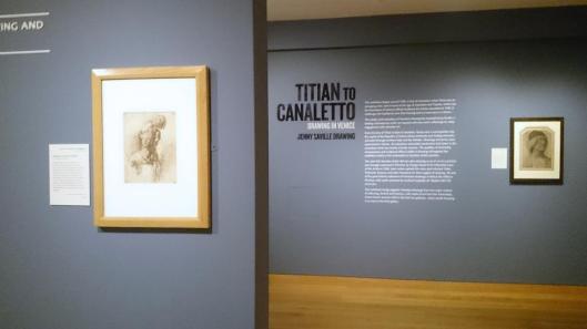 Titian to Canaletto Drawing in Venice exhibition view Ashmolean Museum Oxford artdone